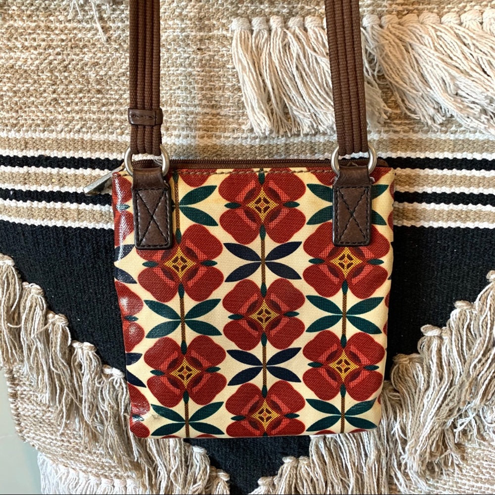 Fossil key per canvas waxed crossbody - Picture 3 of 4